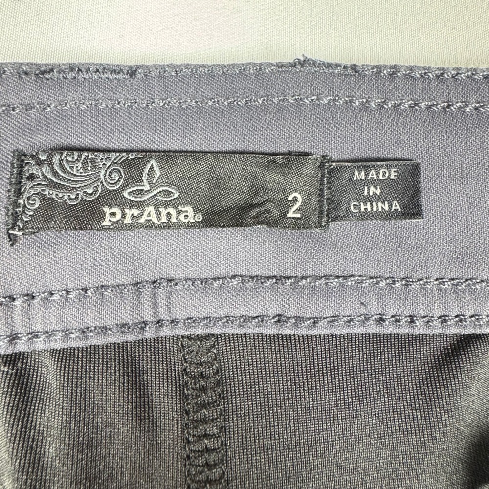 Prana Halle Skort Gray Hiking Athletic Skirt with Built-in Shorts Womens Size 2 - Picture 4 of 10